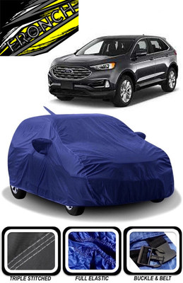 FRONCH Car Cover For Ford Edge Sport (With Mirror Pockets)(Blue)