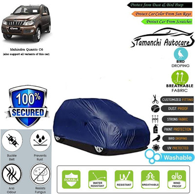 Tamanchi Autocare Car Cover For Mahindra Quanto C6(Blue)
