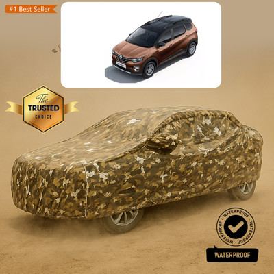 PAGORA Car Cover For Renault Triber RXZ (With Mirror Pockets)(Yellow)