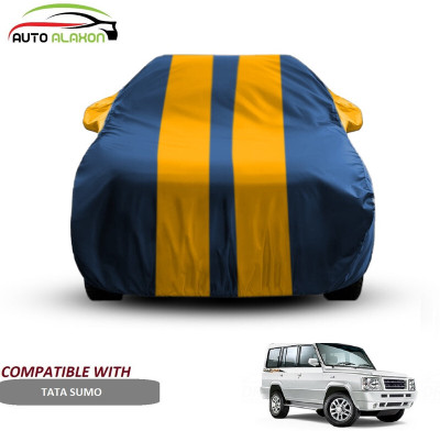 AUTO ALAXON Car Cover For Tata Sumo (With Mirror Pockets)(Blue, Yellow)