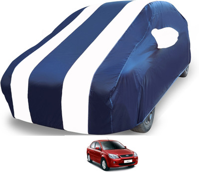 MOCKHE Car Cover For Ford Ikon (With Mirror Pockets)(White)