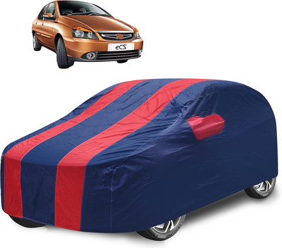 Caronix Car Cover For Tata Indigo CS (With Mirror Pockets)(Red)