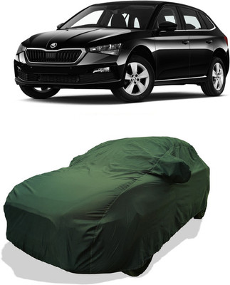 Coxtor Car Cover For Renault Scala 1.5L (With Mirror Pockets)(Green)
