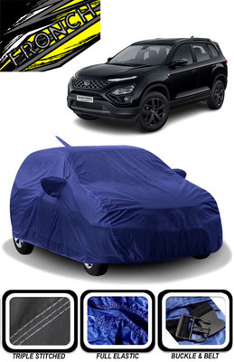 FRONCH Car Cover For Tata Safari DICOR 2.2 LX 4x2 (With Mirror Pockets)(Blue)