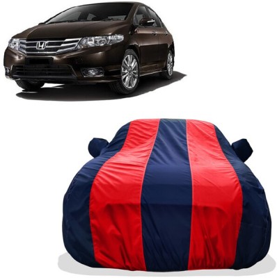 Tricway Car Cover For Honda City 1.6i (With Mirror Pockets)(Red)