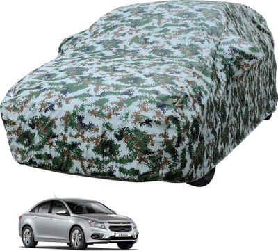 Auto Hub Car Cover For Chevrolet Cruze (With Mirror Pockets)(Multicolor)