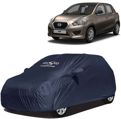 Kingsway Car Cover For Datsun Go (With Mirror Pockets)(Grey, For 2014, 2015, 2016, 2017, 2018, 2019, 2020 Models)