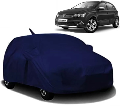 ANOXE Car Cover For Volkswagen Polo Cross (With Mirror Pockets)(Multicolor)