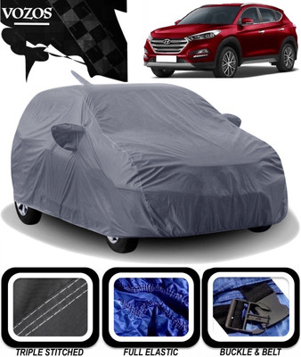 VOZOS Car Cover For Hyundai Tucson (With Mirror Pockets)(Grey)