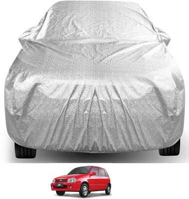 Auto Hub Car Cover For Maruti Suzuki Zen (With Mirror Pockets)(Silver)