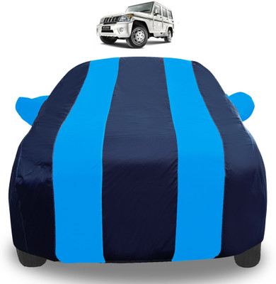 Amanzo Car Cover For Mahindra Bolero (With Mirror Pockets)(Blue)