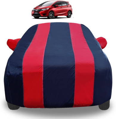 Amanzo Car Cover For Honda Jazz (With Mirror Pockets)(Red)