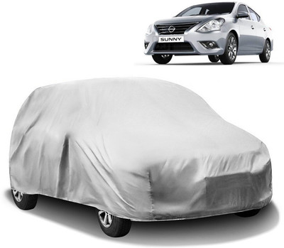 Autoreatil Car Cover For Nissan Sunny (Without Mirror Pockets)(Silver, For 2018, 2019, 2020, 2021, 2022 Models)