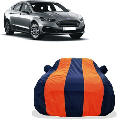 Tricway Car Cover For Ford Mondeo 2.0L TDCi 163 PSI4 DW10 (With Mirror Pockets)(Orange)