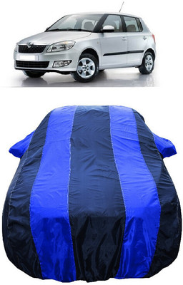 Wegather Car Cover For Skoda Fabia Elegance 1.2 TDI (With Mirror Pockets)(Blue)