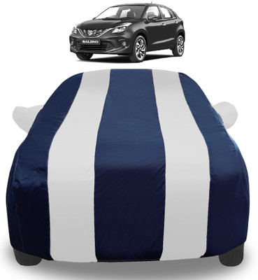 Amanzo Car Cover For Maruti Suzuki Baleno (With Mirror Pockets)(Silver)