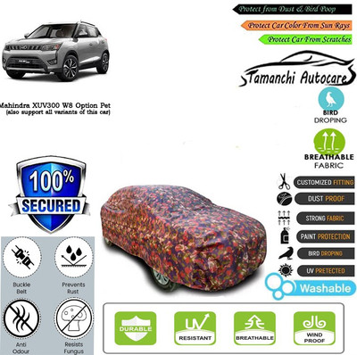 Tamanchi Autocare Car Cover For Mahindra XUV300 W8 Option Petrol(Multicolor)