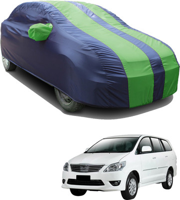 SS FOR YOUR SMART NEEDS Car Cover For Toyota Innova (With Mirror Pockets)(Green, Blue)