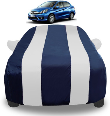 Amanzo Car Cover For Honda Amaze (With Mirror Pockets)(Silver)