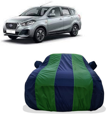Tricway Car Cover For Datsun Go Plus A Petrol (With Mirror Pockets)(Green)