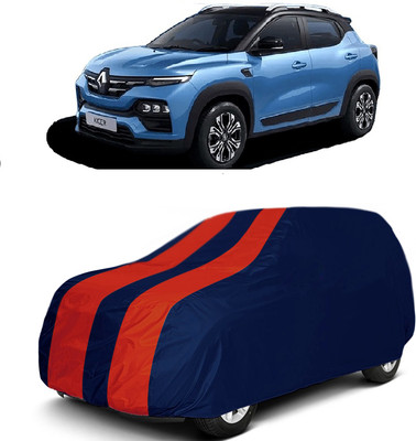 MoTRoX Car Cover For Renault Kiger (Without Mirror Pockets)(Red, Blue)