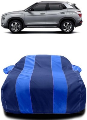 Autoprime Car Cover For Mahindra XUV250 K2 (With Mirror Pockets)(Blue, Blue)