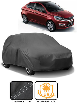 HMS Car Cover For Tata Tigor (Without Mirror Pockets)(Grey)