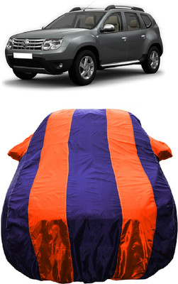 Wegather Car Cover For Renault Duster 110PS Diesel RxL (With Mirror Pockets)(Orange)