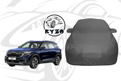 KYZO Car Cover For Kia SELTOS (With Mirror Pockets)(Grey)