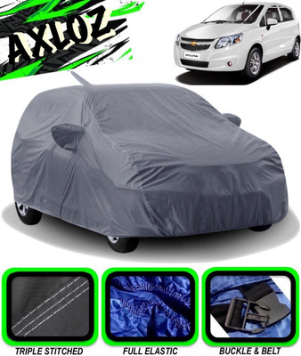 AXLOZ Car Cover For Chevrolet Sail UVA (With Mirror Pockets)(Grey)