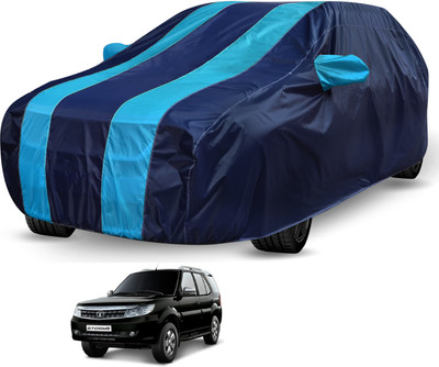 Auto Hub Car Cover For Tata Safari Storme (With Mirror Pockets)(Blue, Blue)