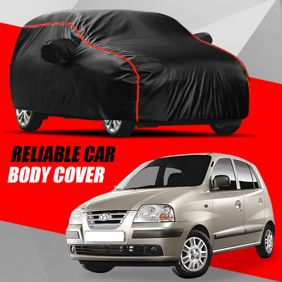 AXLOZ Car Cover For Hyundai Santro Xing (With Mirror Pockets)(Multicolor)