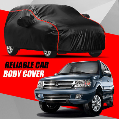 S Shine Max Car Cover For Tata Safari Dicor (With Mirror Pockets)(Grey)
