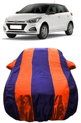 Wegather Car Cover For Hyundai Elite i20 Sportz Plus CVT Petrol (With Mirror Pockets)(Orange)