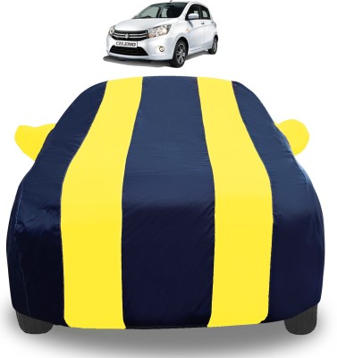 Auto Hub Car Cover For Maruti Celerio (With Mirror Pockets)(Yellow)