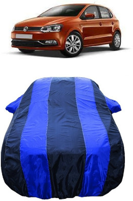 Wegather Car Cover For Volkswagen Polo GT 1.5 TDI (With Mirror Pockets)(Blue)
