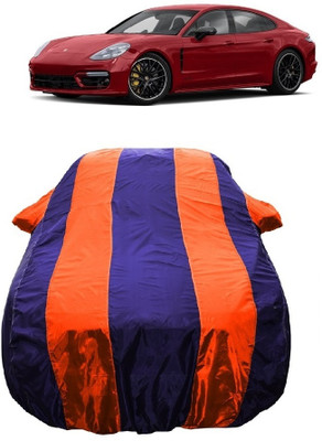 Wegather Car Cover For Porsche Panamera Turbo S (With Mirror Pockets)(Orange)