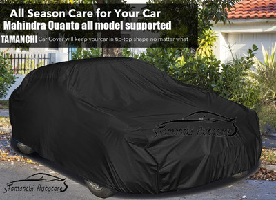 Tamanchi Autocare Car Cover For Mahindra Quanto(Black)