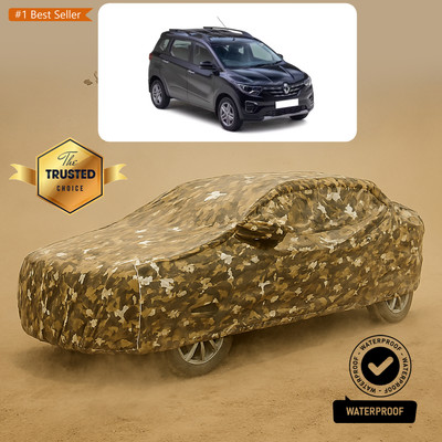 PAGORA Car Cover For Renault Triber RXE (With Mirror Pockets)(Yellow)
