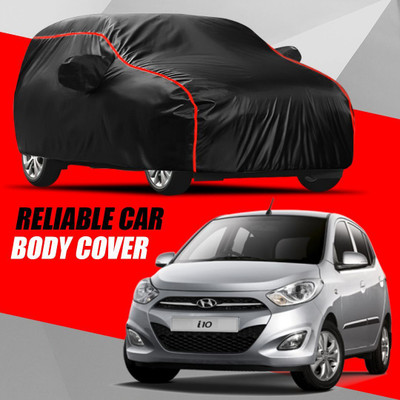 S Shine Max Car Cover For Hyundai i10 (With Mirror Pockets)(Multicolor)