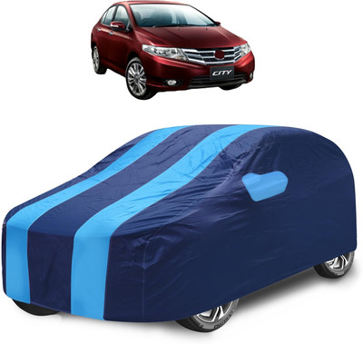 Caronix Car Cover For Honda City (With Mirror Pockets)(Blue)