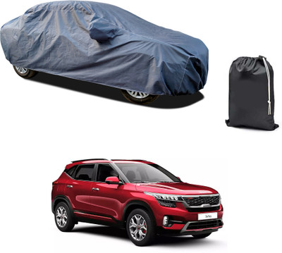 CODOKI Car Cover For Kia SELTOS (With Mirror Pockets)(Grey, For 2019, 2020, 2021, 2022, 2023 Models)