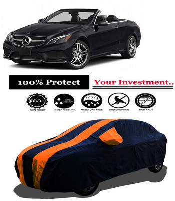 Amexride Car Cover For Mercedes Benz E-Class E400 Cabriolet (With Mirror Pockets)(Orange)