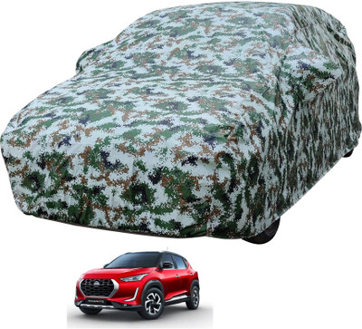 Auto Hub Car Cover For Nissan Magnite (With Mirror Pockets)(Multicolor)
