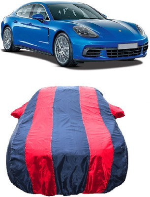 Wegather Car Cover For Porsche Panamera Turbo S E-Hybrid Executive Petrol (With Mirror Pockets)(Red)