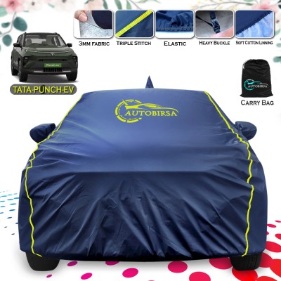 AUTOBIRSA Car Cover For Tata Punch EV (With Mirror Pockets)(Blue)