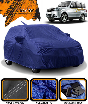 HACOX Car Cover For Tata Sumo Grande (With Mirror Pockets)(Blue)