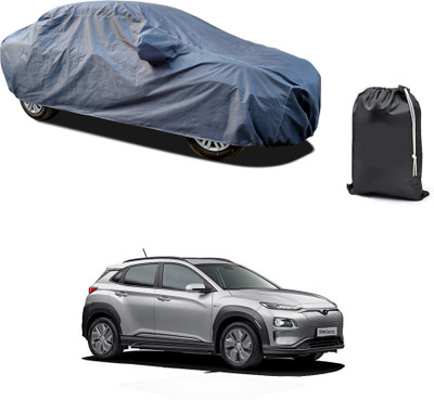 PAGORA Car Cover For Hyundai Kona Electric (With Mirror Pockets)(Grey)