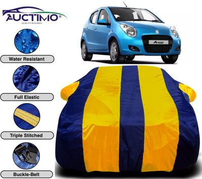 AUCTIMO Car Cover For Maruti Suzuki A-Star (With Mirror Pockets)(Multicolor)