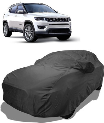 Coxtor Car Cover For Jeep Compass 2.0 Limited Plus AT Diesel (With Mirror Pockets)(Grey)